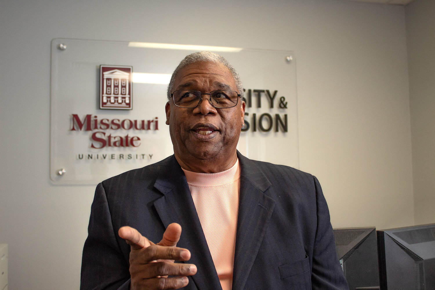 Taking a break from packing up his office, Wes Pratt reflects on his career as chief diversity officer at Missouri State University.